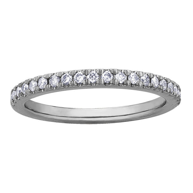 Canadian Diamond Half-Eternity Wedding Band