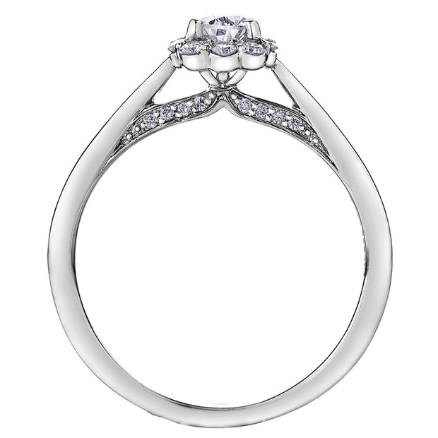 Pear-Shaped Canadian Diamond Ring