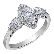 Marquise Diamond Engagement Ring