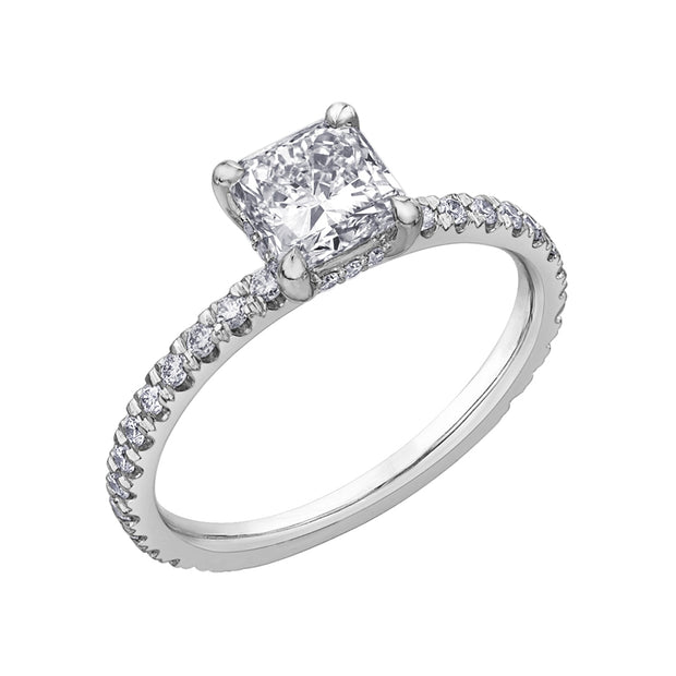 Radiant Cut Canadian Diamond Engagement Ring