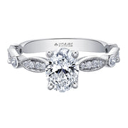 Oval Cut Canadian Diamond Engagement Ring