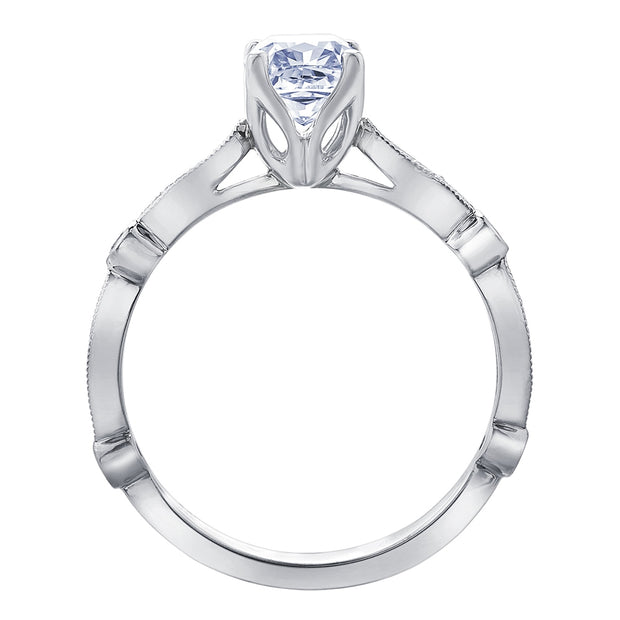 Oval Cut Canadian Diamond Engagement Ring