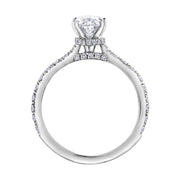 Circle of Love Canadian Oval Diamond Engagement Ring