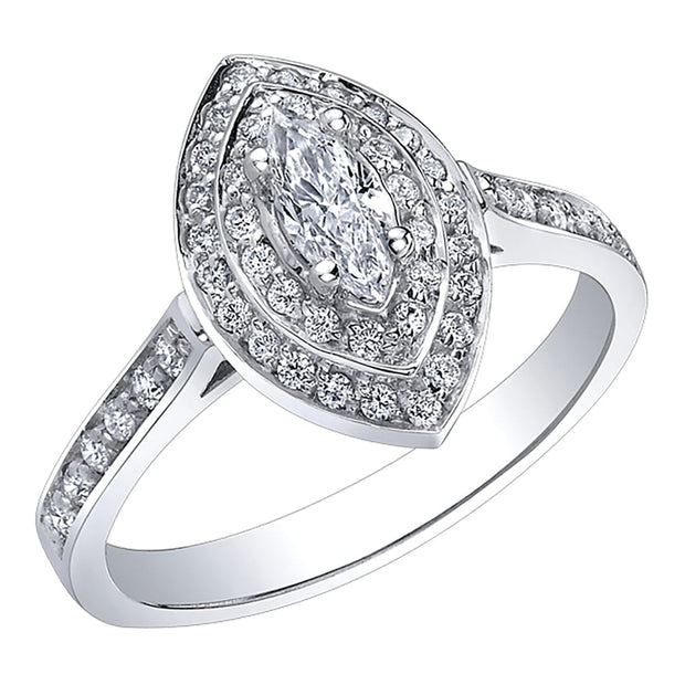 Marquise Canadian Diamond Engagement Ring