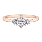 Classic Three-Stone Canadian Diamond Ring