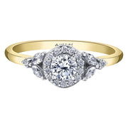 Tides of Love Round Canadian Diamond Engagement Ring