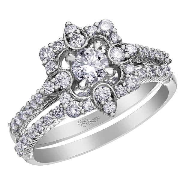 Unique Canadian Diamond Engagement Ring
