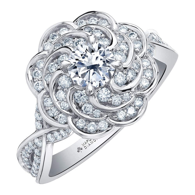 Floral Inspired Tides of Love Canadian Diamond Ring