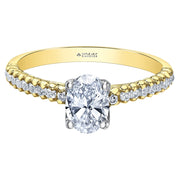 Oval Canadian Diamond Engagement Ring