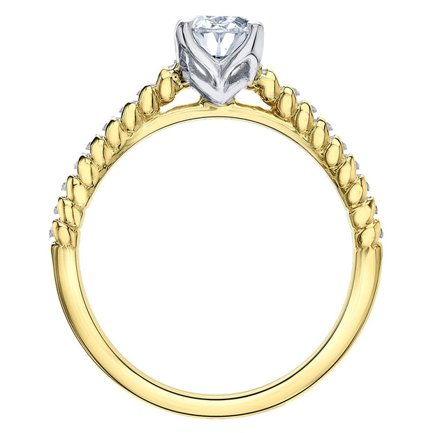 Oval Canadian Diamond Engagement Ring