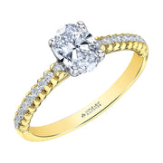 Oval Canadian Diamond Engagement Ring