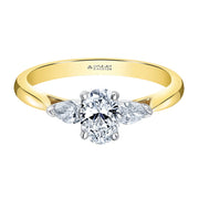 Oval Canadian Diamond Three-Stone Ring