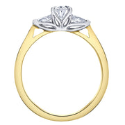 Oval Canadian Diamond Three-Stone Ring