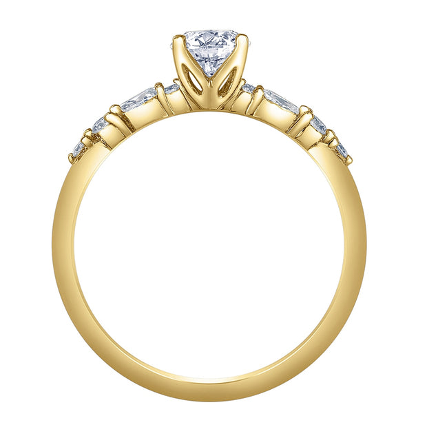 Eternal Flames Canadian Diamond Engagement Ring
