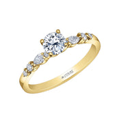 Eternal Flames Canadian Diamond Engagement Ring