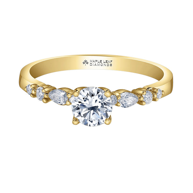 Eternal Flames Canadian Diamond Engagement Ring