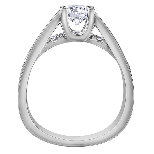 Canadian Diamond and White Gold Ring