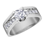 Canadian Diamond and White Gold Ring