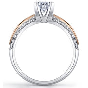Two-Tone Canadian Diamond Engagement Ring