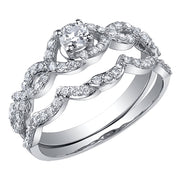 Twisted Canadian Diamond Ring