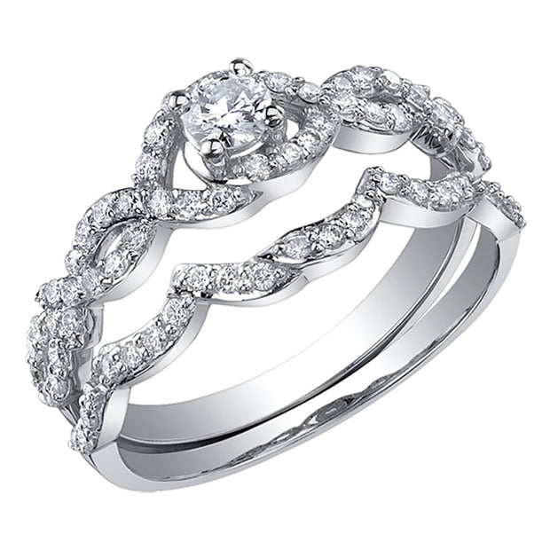 Twisted Canadian Diamond Ring