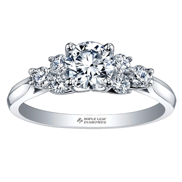 Seven-Stone Canadian Diamond Eternal Flames Ring