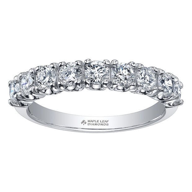 Half-Eternity Band with Canadian Diamonds
