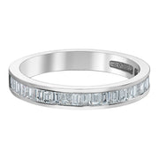 Channel Set Baguette Diamond Band