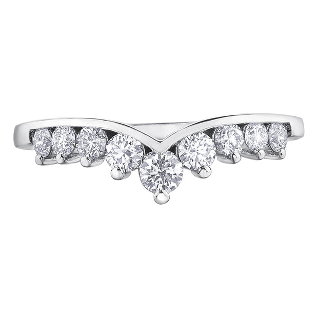 Tiara Inspired Diamond Band