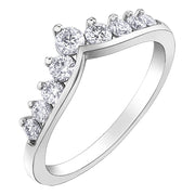 Tiara Inspired Diamond Band