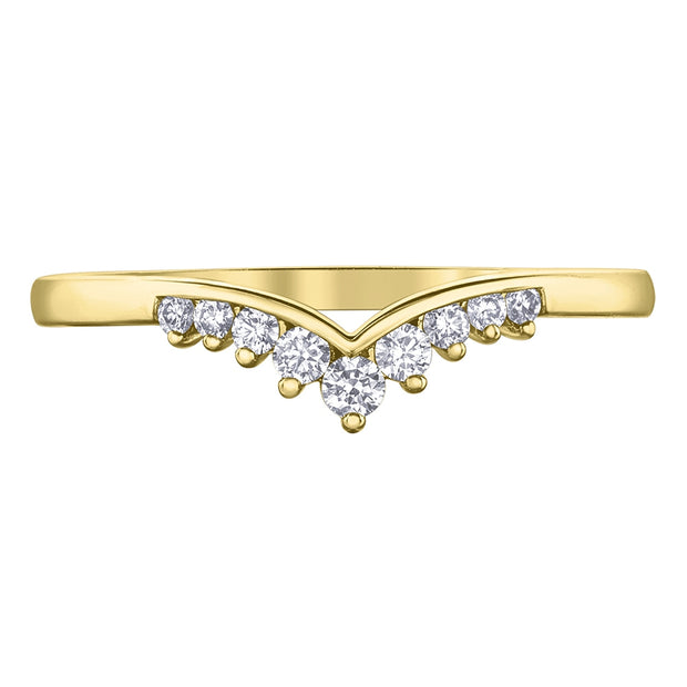 Diamond Tiara Inspired Wedding Band