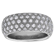 Diamond Ring with Unique Milgrain Detailing
