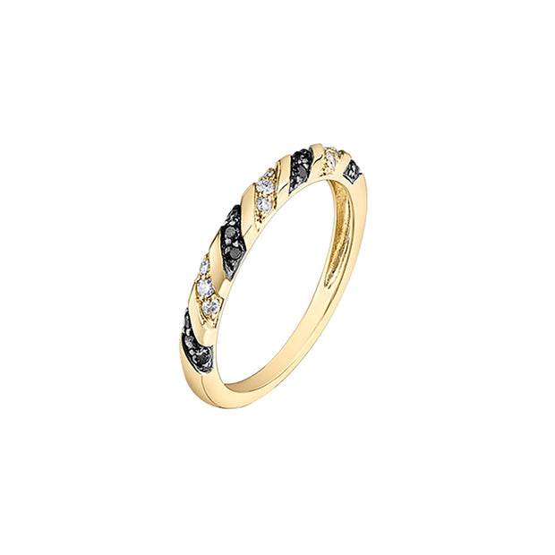 Black and White Diamond Twist Band