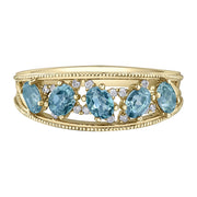Gemstone and Diamond Rings