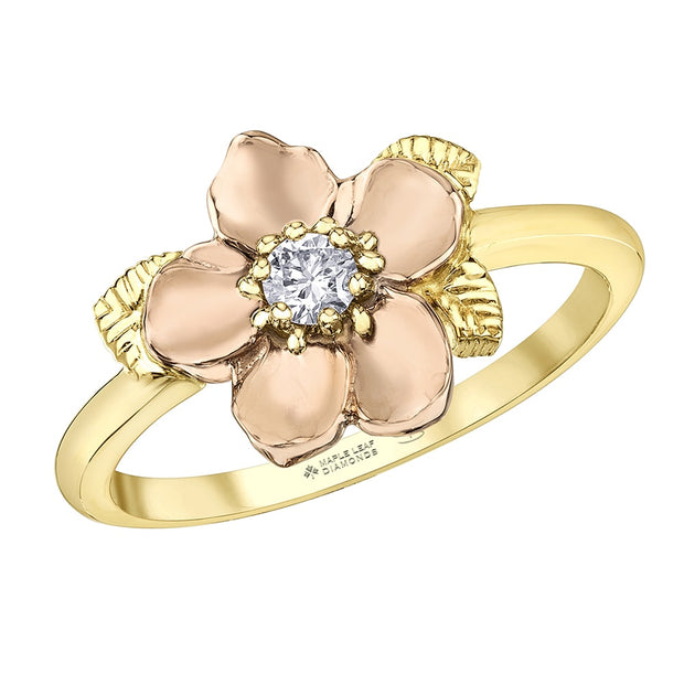 Canadian Diamond Wild Rose Ring