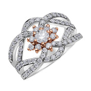 Canadian Diamond Right-Hand Ring in Two-Tone Gold