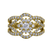 Unique Canadian Diamond Right Hand Ring