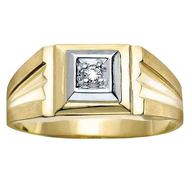 Men's Diamond Solitaire Ring – La Maison D'Or Jewellers