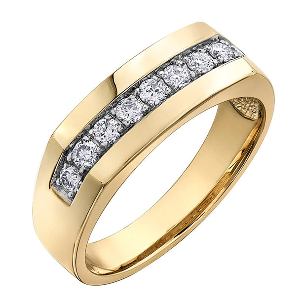 Men's Classic Diamond Band