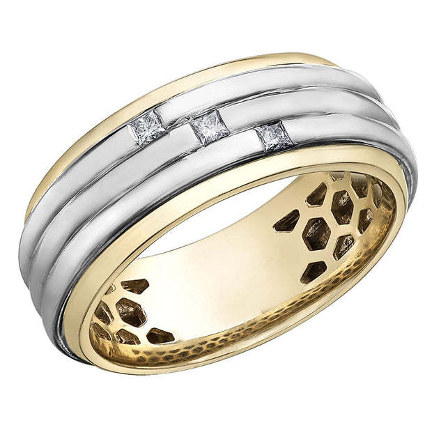Two-Tone Gold Ring with Canadian Diamonds