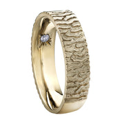 Men's Maple Bark Wedding Band