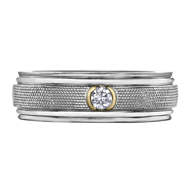 Men's Round Canadian Diamond Ring