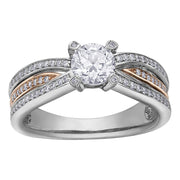 Two-Tone Canadian Diamond Engagement Ring