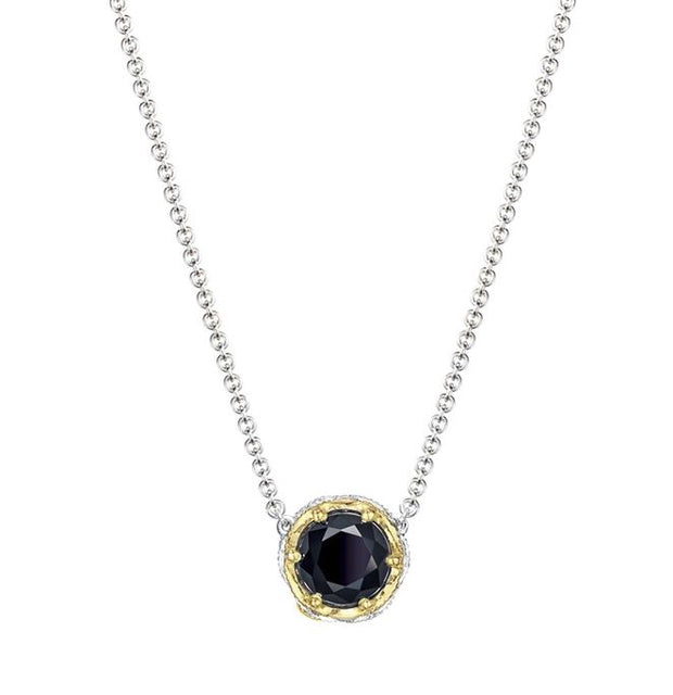 Tacori Black Onyx Pendant in Yellow Gold and Silver