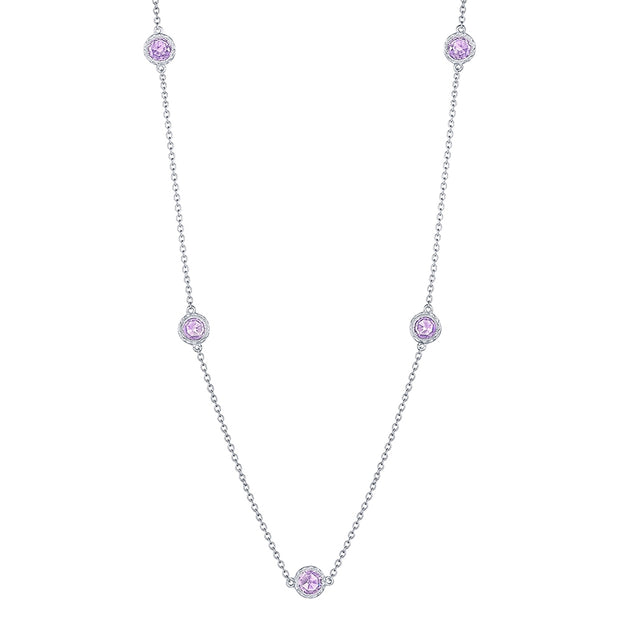 Tacori Rose Amethyst Five-Station Necklace