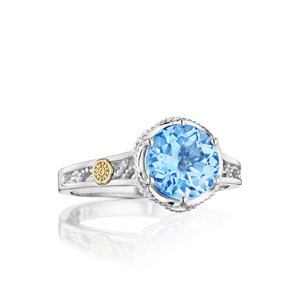 Tacori Swiss Blue Topaz Gem Ring