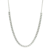 Classic Diamond Tennis Necklace