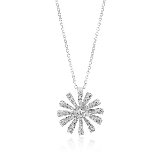 Diamond Sunburst Pendant