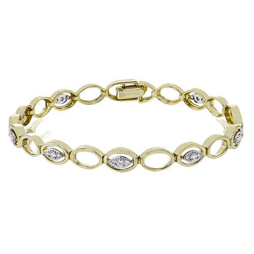 Bracelet in 14k Gold with Diamonds