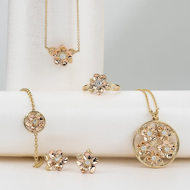 Canadian Diamond Alberta Rose Garden Pendant